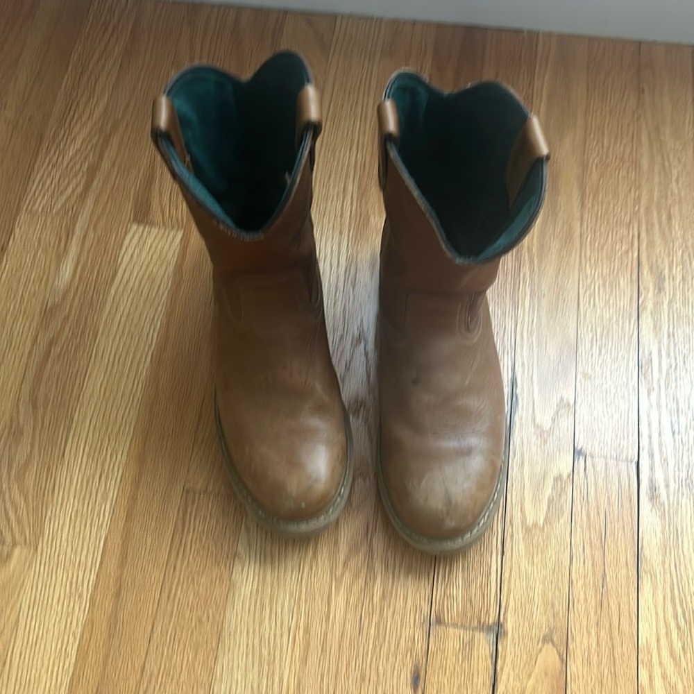 Georgia wedge toe boots